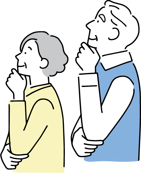 墓じまいを考えている夫婦