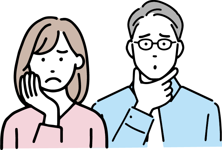 墓じまいについて悩んでいる夫婦