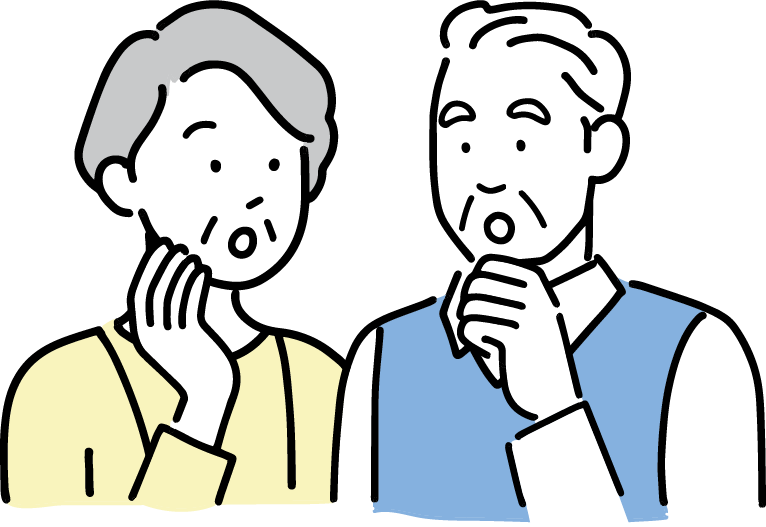 墓じまいについて悩んでいる夫婦